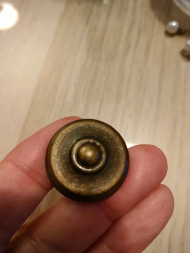 Lote 16 Tiradores Pomos Bronce Vintage