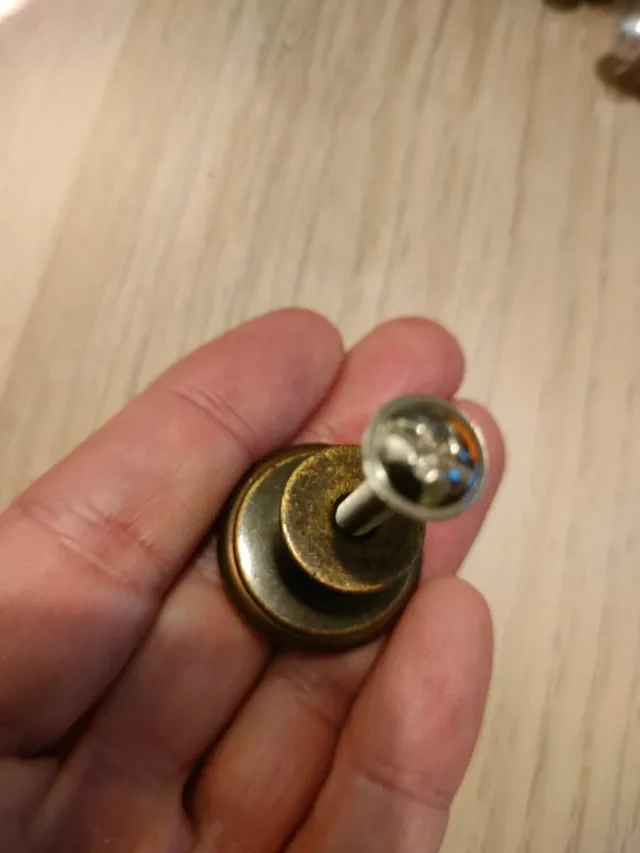 Lote 16 Tiradores Pomos Bronce Vintage