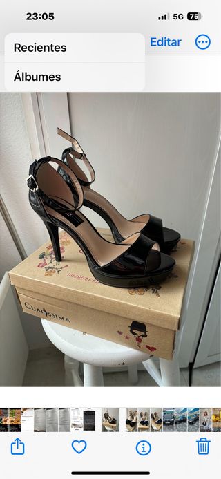 Scarpe col tacco con piattaforma