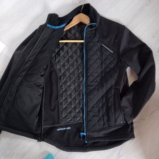 Cazadora Negra Hombre Talla M