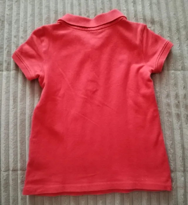 Polo niña Benetton coral talla 3-4