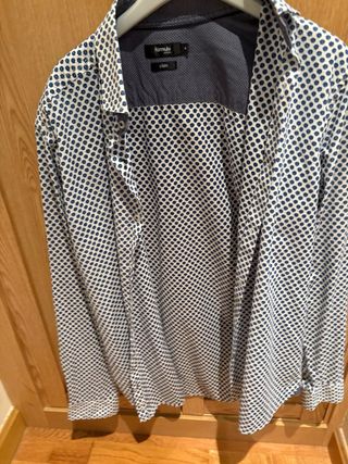 Camisa slim estampada Fórmula Joven