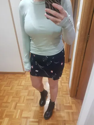 Conjunto Falda S + Jersey M Zara