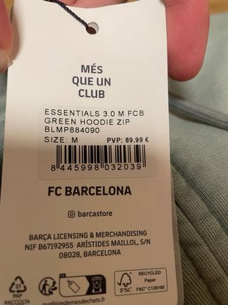 Chaqueta oficial FC Barcelona