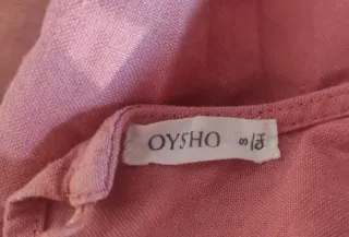 Mono Oysho rosa manga corta
