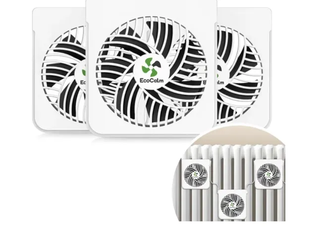 Ventilatore per radiatore a colonna Ecocalm bianco