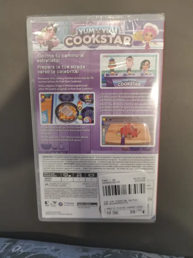 SIGILLATO. Yum Yum Cookstar. Nintendo Switch
