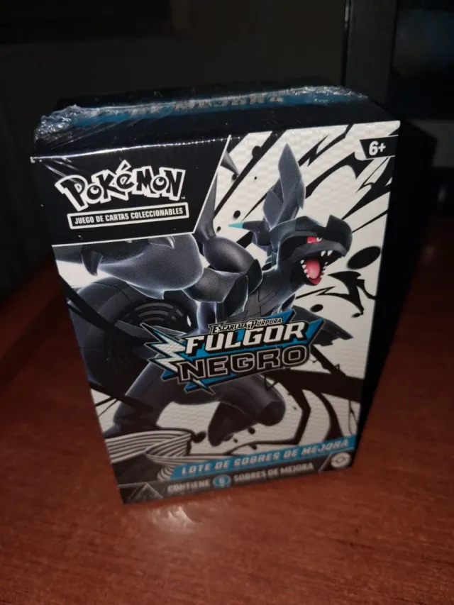 Pokémon Caja Fulgor Negro 6 Sobres