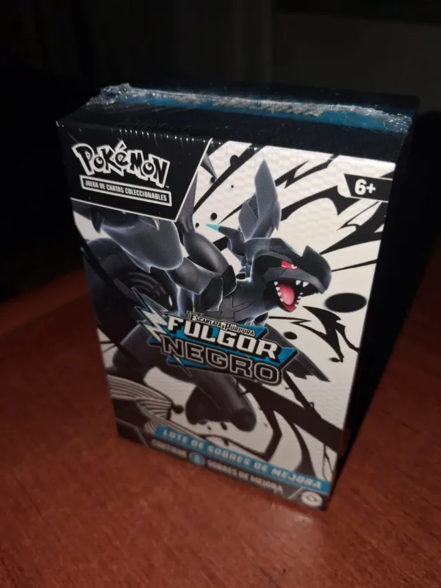 Pokémon Caja Fulgor Negro 6 Sobres
