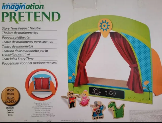 Teatro infantil con 4 marionetas. Imaginarium