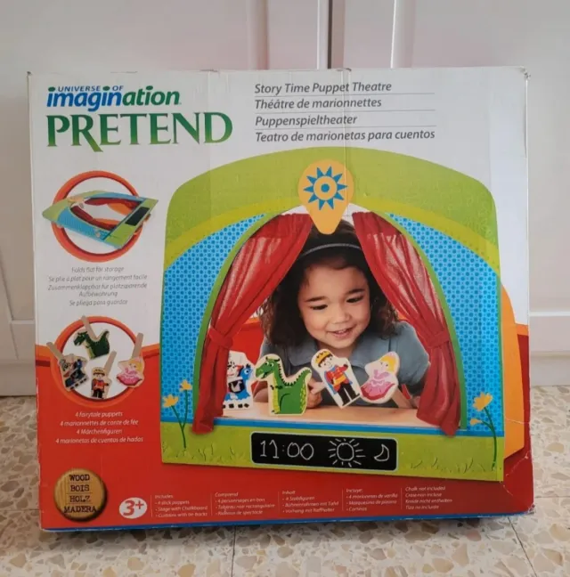 Teatro infantil con 4 marionetas. Imaginarium