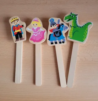 Teatro infantil con 4 marionetas. Imaginarium