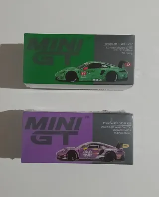 Mini GT Pack x2 Porsche 911 GT3 R