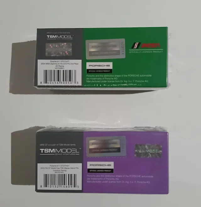 Mini GT Pack x2 Porsche 911 GT3 R