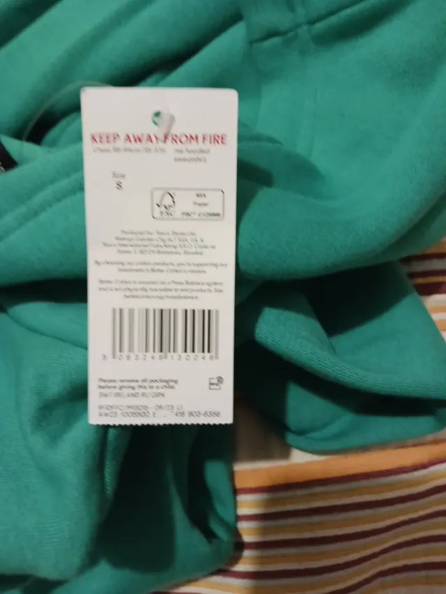 Sudadera verde Original de Irlanda