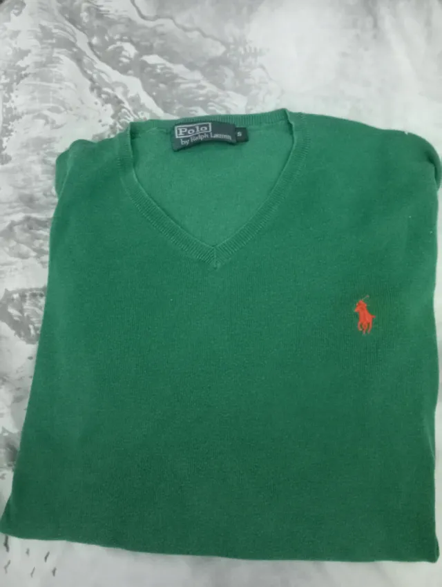 Polo Ralph Lauren Jersey Verde Talla S