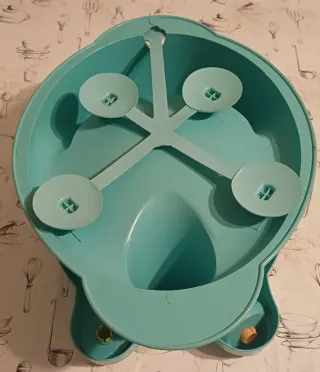 Asiento bañera bebé azul