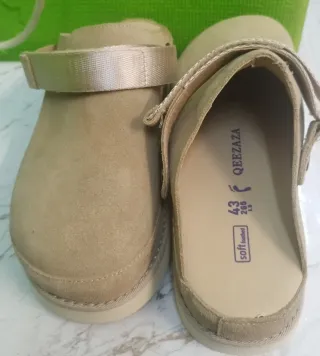 Zuecos Beige Talla 43