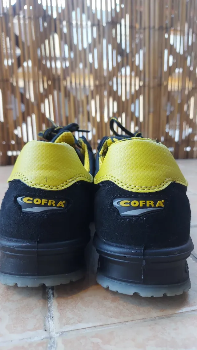 Scarpe da lavoro Cofra nere e gialle