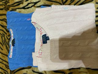 Polo Ralph Lauren Jersey Azul y Rosa Talla L