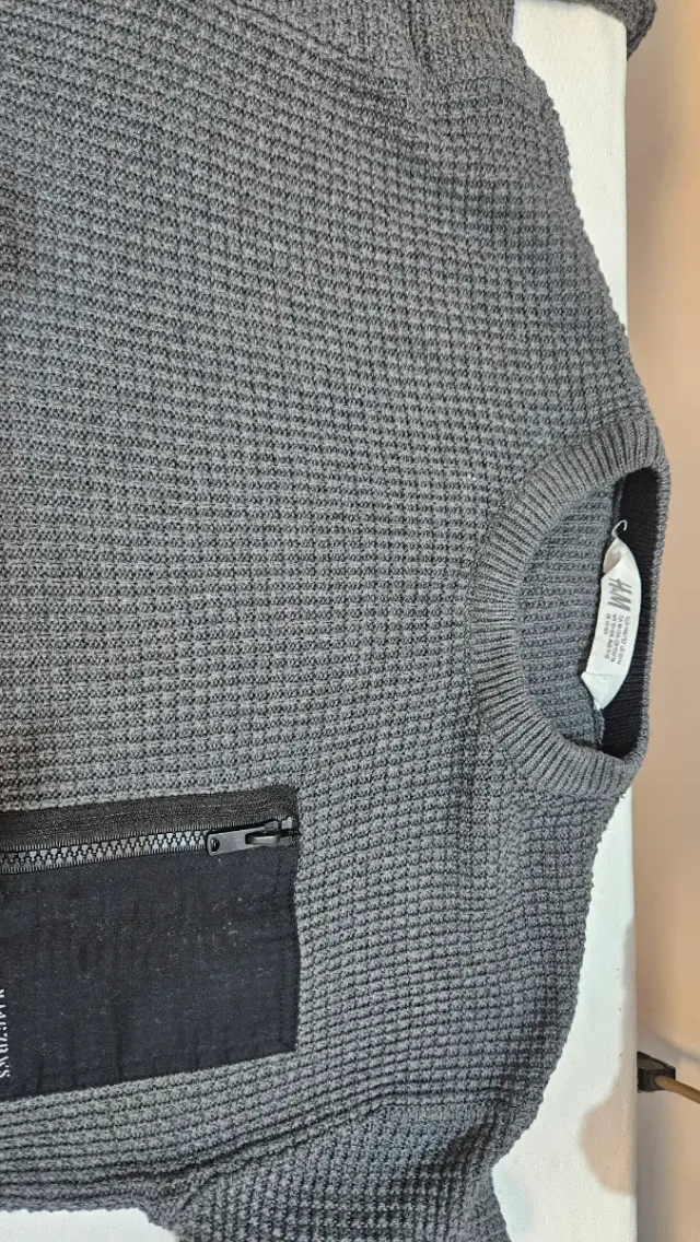 Jersey H&M niño 10-12 años gris