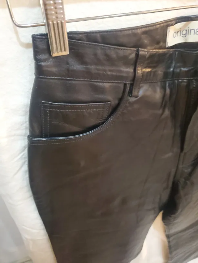 Pantalón Cuero Genuino GAP Original Fit Talla 6