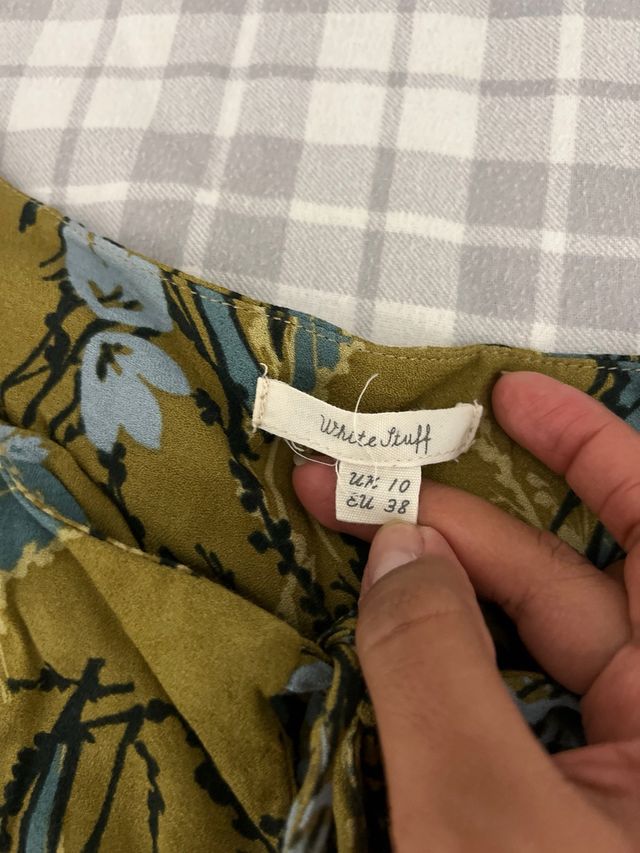 Vestido estampado floral vestido corto y fresco