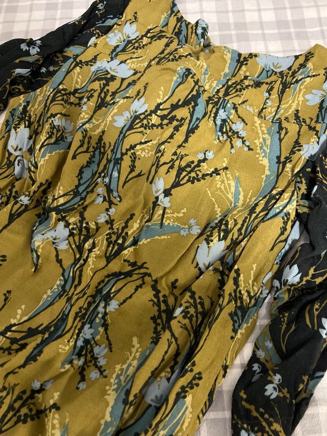 Vestido estampado floral vestido corto y fresco