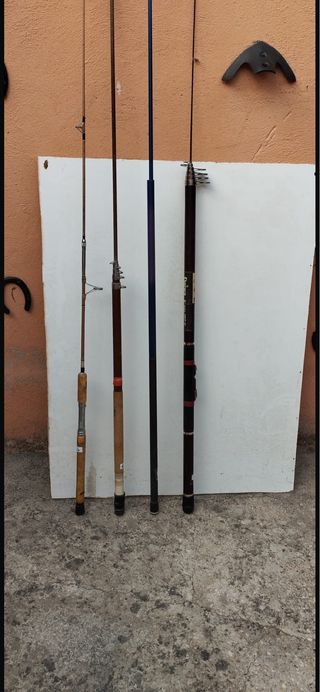 Lote 2 cañas de pescar