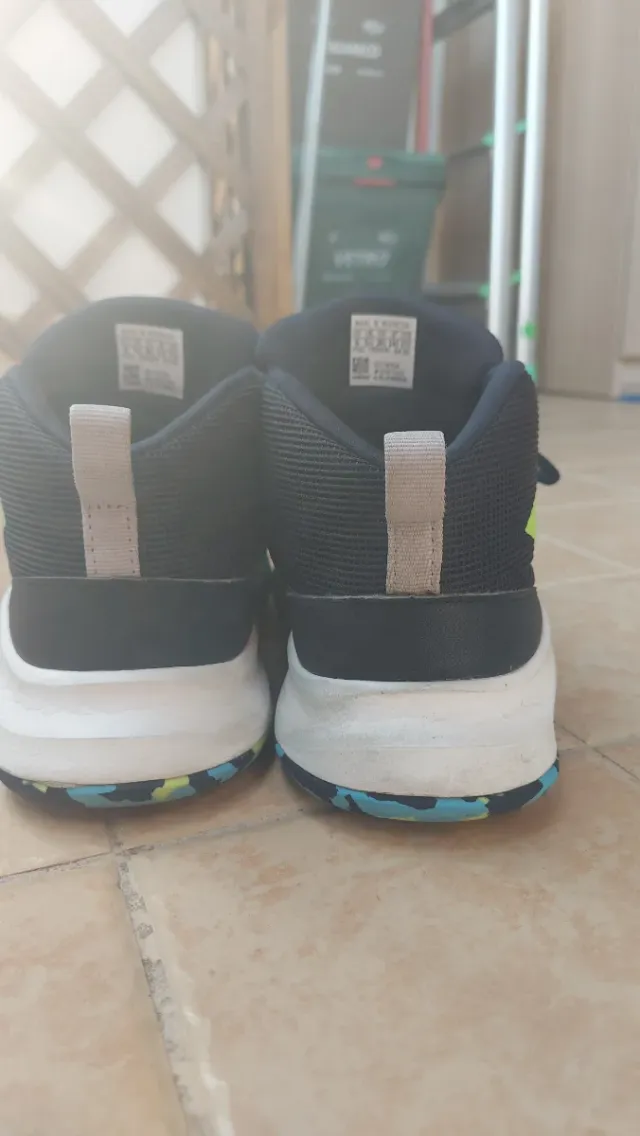 Adidas Scarpe da Ginnastica Blu/Verde Tg 38,5