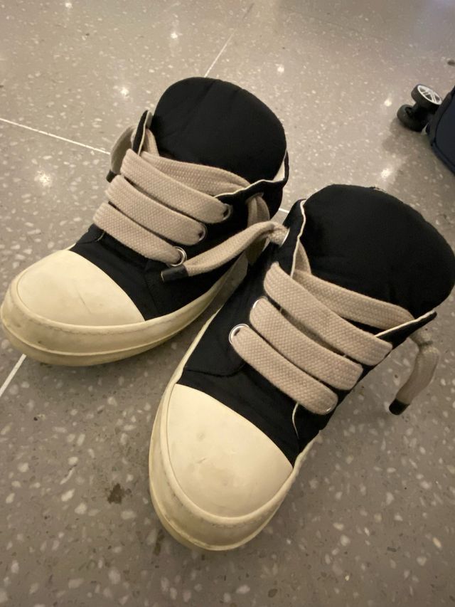 Rick Owens Darkshow Zapatillas Negras Talla