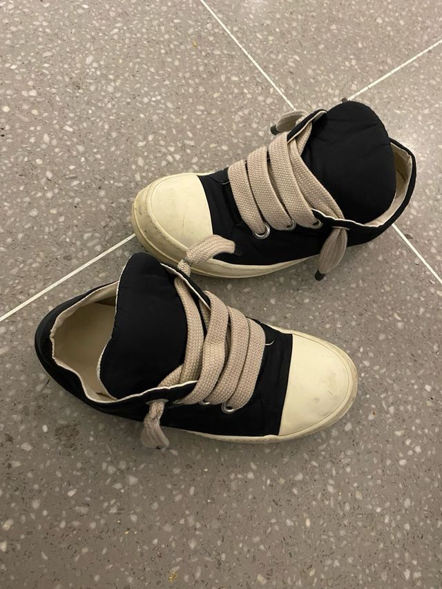 Rick Owens Darkshow Zapatillas Negras Talla