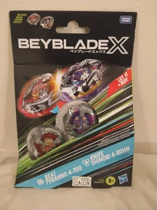 Beyblade X Beat Tyranno 4-700Q Knife Shinobi 4-80H