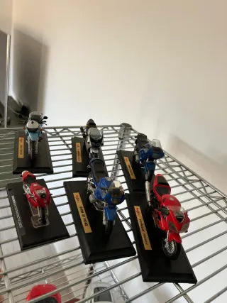 N.6 modellini Moto BMW, Ducati, Kawasaki