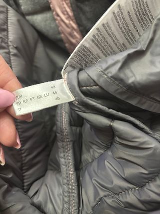 Cazadora acolchada rosa