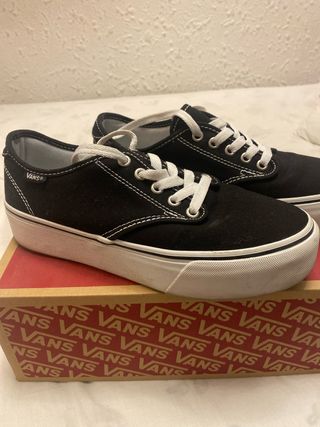 Vans Canvas Plataforma Talla 38