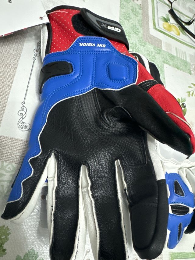 Guantes Moto Alpinestars Blancos/Azules
