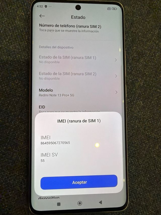 Redmi Note 13 Pro+ 5G Blanco 256gb