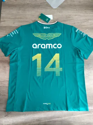 Camiseta Aston Martin Alonso XL 2025 Original