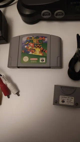 Nintendo 64 Gris Completo