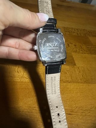 Reloj Pertegaz Hombre Negro/Plata