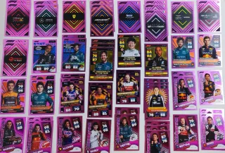 62 Cartas Topps Turbo Attax 2022 Pink Paralel