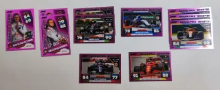 62 Cartas Topps Turbo Attax 2022 Pink Paralel