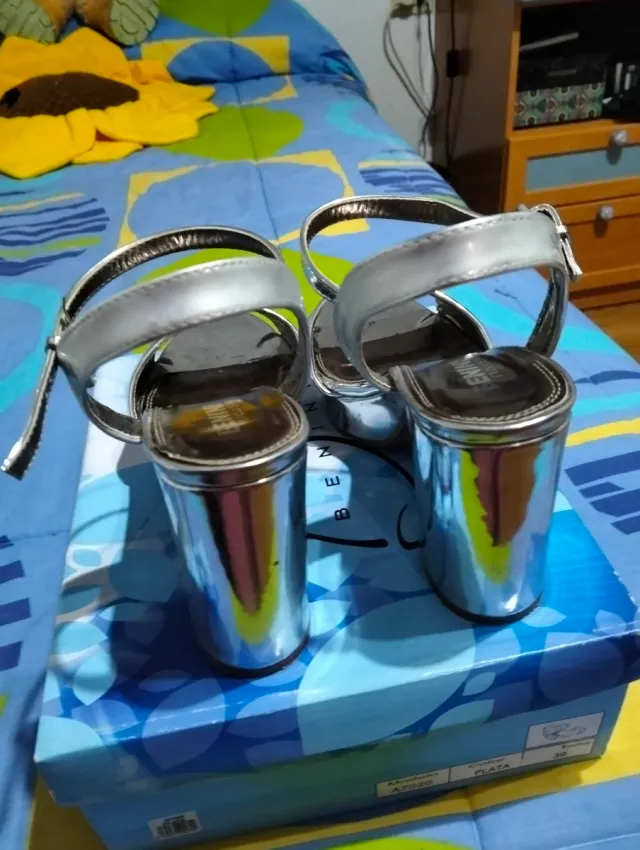 Sandali con piattaforma BENINI argentati