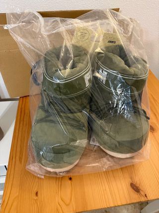 Zapatillas casa Flamingueo verde talla única