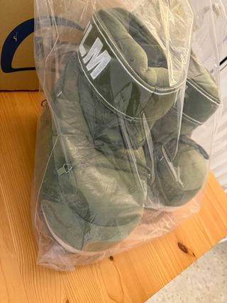 Zapatillas casa Flamingueo verde talla única