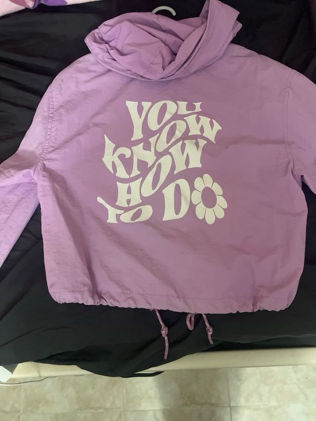 Chaqueta Bershka Morada