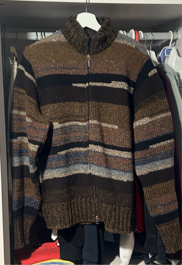 Chaqueta de punto grueso Torradas con cremallera