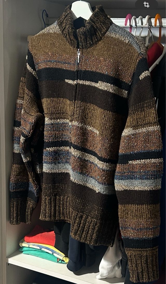 Chaqueta de punto grueso Torradas con cremallera