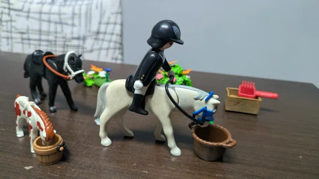 Playmobil Caballos, Jinete y Accesorios